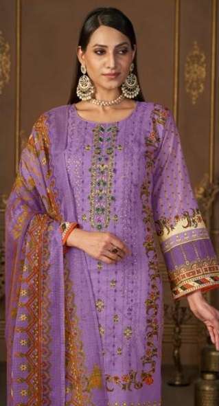 Bin saheed lawn collection vol 21Design No - 1293 by Mehbbob tex 